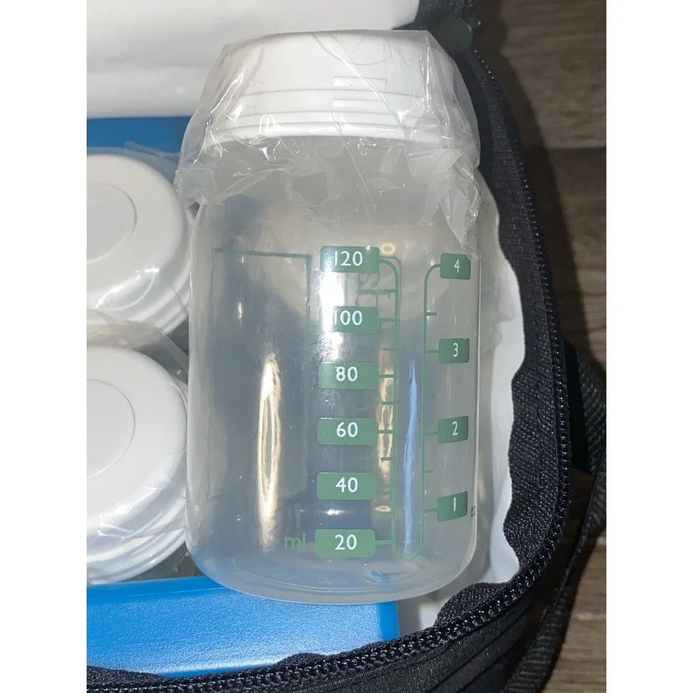 Ameda Cool & Carry Breast Milk Storage System Portable Cooler Bottles & Tote